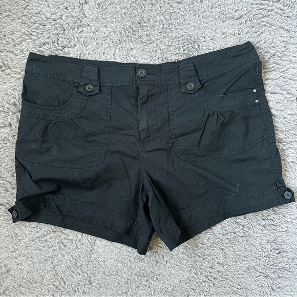 one 5 one Pants - Short Black Cargo Shorts